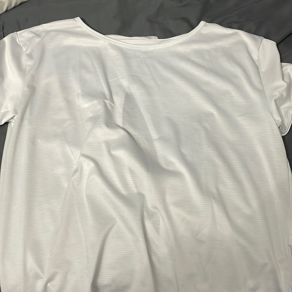 Open back work out tee
